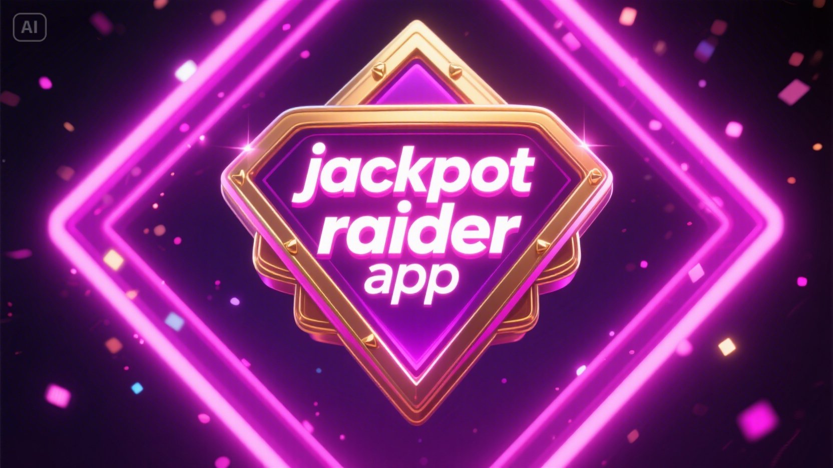 Jackpot Raider App Interface showing game selection and navigation